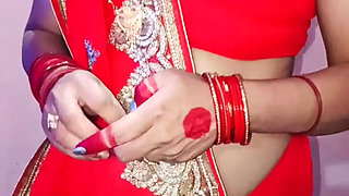 Lal saree bhabhi ki mast Chudae ki Part 1