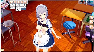 [hentai Game Koikatsu! ]have Sex With Touhou Big Tits Sakuya Izayoi. 3dcg Erotic Anime Video