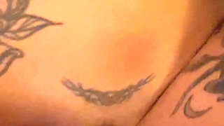 Busty Inked Euro Slut Takes BBC Before Party