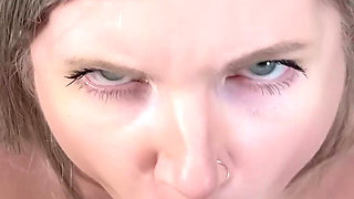 Letting My Boss Fuck My Face and Cum in My Mouth