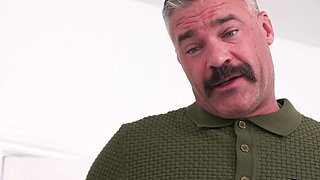 Stepdad overhears his 18yo girl stepdaughter