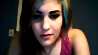 Emo Amateur's Funky Hair Cam Show