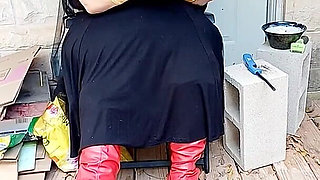 Bat Girl Is Taking a Smoke Break in Her