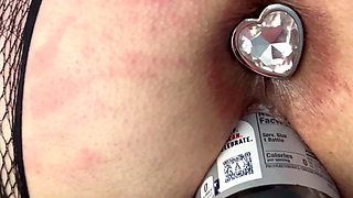 Filling her tight pussy