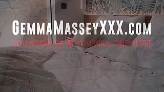 Fake Titted BBW Gemma Massey Fingers Imagining Subs Cock
