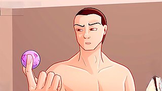 Futanari compilation, touch yourself, huge cock cum