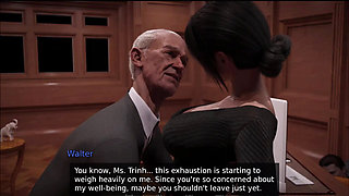 Old Perverted Principal Distracted by Hot Teacher - Asia Town - E23
