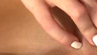 Samantha Nixon masturbates and gets surprised by big dick in her horny pussy