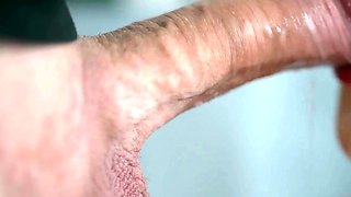 German Babe's Sloppy Deepthroat BJ
