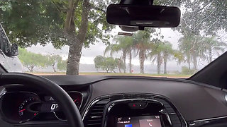 Hot Pussy Inside the Car! Outdoors Is More Enjoyable!!
