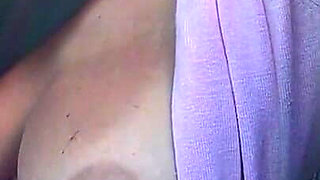 Artemisia Love Flashing Her Juicy Big Tits for You in the Car