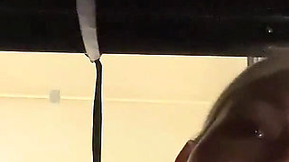 Close up Ruined Multiple Times Into a Glass on the Milking Table