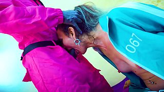 SQUIRT games: DEEPTHROATH on a HUGE tentacle then  black