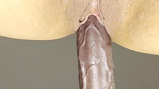 Pinay MILF Fuck Machine DP to Squirting Swallow - Lexxi Wett