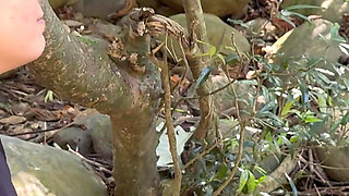 Discovered Fucking a River by the Neighbor.