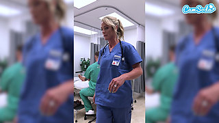 Fit MILF Nurse Gets Fired for Masturbating in the Hospital