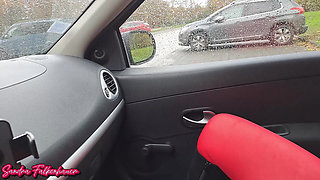 No Panty in Red Pantyhose