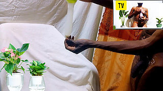 How I fucked and enjoyed sexual moment with a condom filled with water and orgasms while watching wet hot pussy masturbating!