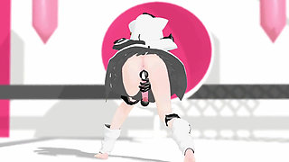Azumaim Loki Hentai Mmd 3D White Hair Color Edit Smixix