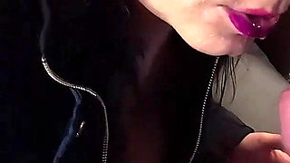 Smoking Blowjob, Cameltoe Tease & Double Cum on My Downjacket 331