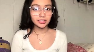 Close up teen foot worship