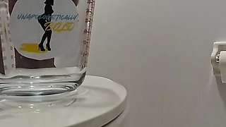 Holding My Pee as Long as I Can Pissing in a Jar