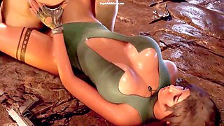 3d cartoon monsters attack, realist anime, 3d taboo porn