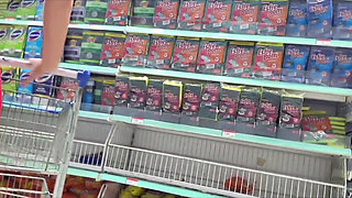 Wife Goes to the Market in Public Without Panties and Shows Herself off!