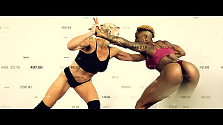 Sos0389 Wild Women - Gym Rivals - Ivy Satinee Vs Ivy Rain