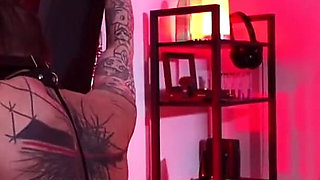 Inanna Justice and Lady Syene Subject Tied Slave to Anal Hook Penetration - Double Domme Anal Training Part 5
