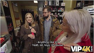 Me And Veronica Leal Fucked A Fake Kinky Kings Chick Fibi Euro And Played With His Balls