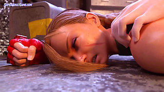 Cammy White Anal Penetration - Her Ass Is Filled With Cum ( 3D Uncensored Animation )