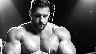 Wrestling muscular destroys beefy ass in public ring