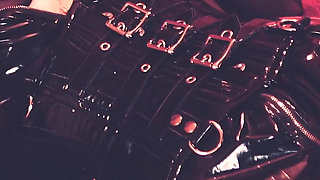 Curvy MILF Teasing in Latex, Seducing in Stockings and so Wet in Pvc (arya Grander)