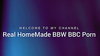 WildEnglishBBW BBC Nata4sex slapping his cock on my hary pussy hardcore fucking