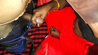 Indian sister-in-law sucked her brother-in-law's penis in desi style, viral uncut sex video, Sarita Naga.