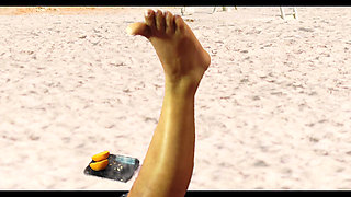 Hot Beach with Garabas and Olga