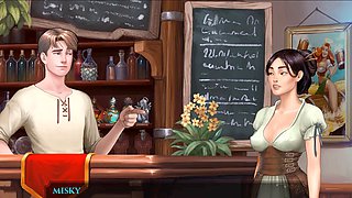 I'm a bartendner now in this cartoon adventure by Misskitty2k