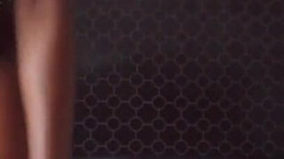 Ebony Dancing Before She Rides Her Dildo