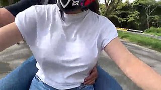 My Stepdad Picks Me Up From College - Big Booty Latina Stepdaughter