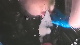 Nurse Lexi's Cum Collection POV: Ass and Tits Pressed on Glass - Handjob, Titfuck, BJ, Wild Ride and Facial