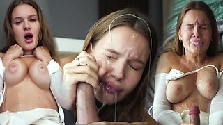 Army Boyfriend Comes Home! Huge Triple Cumshot Facial Covers My Face - VR POV Sex with ImMayBee