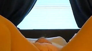 Pregnant pantyhose tease and masturbation