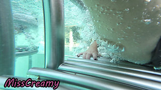French Teacher Pussy Flash Public Pool Boy Helps Squirting Risky People Near 4K