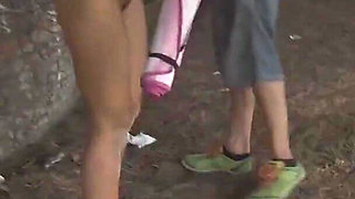 Brianna and Marco Banderas Fuck on the Beach in Full View of Many Onlookers, Letting Several of Them Join in