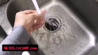 Sis Loves Me - sister-in-law gets her cunt pounded and cum all over her face to stop her brother-in-law from pranking her
