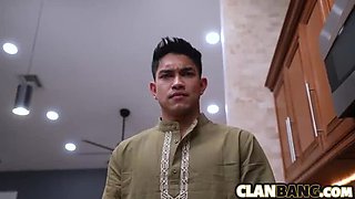 Step Mom Arin Jones Lifts Dress For Step Son Koda Monroe Hardcore Floor Fuck