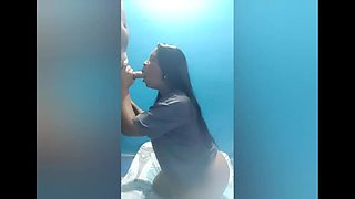 Hot Latina Teen Gets Creampie in Kitchen - Homemade Fuck with Cum Inside