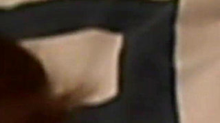 White Thong and Large Moist Labia