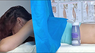 Cuckold Takes Wife to Have Her Ass Examined at the Gynecologist